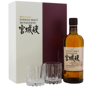 Japonski Whisky Nikka Miyagikyo Single malt + 2 kozarca GB 0,7 l