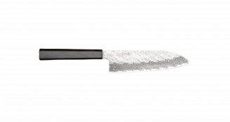 Nož Nigara Santoku VG-10 Damascus Tsuchime 180mm