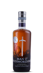 Škotski whisky Man O'Words Founder's Selection STR Burgundy Red Wine Cask Single Malt PEATED 0,7 l