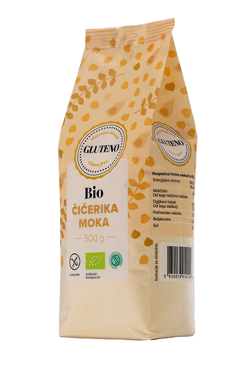 BIO brezglutenska čičerikina moka (500g)