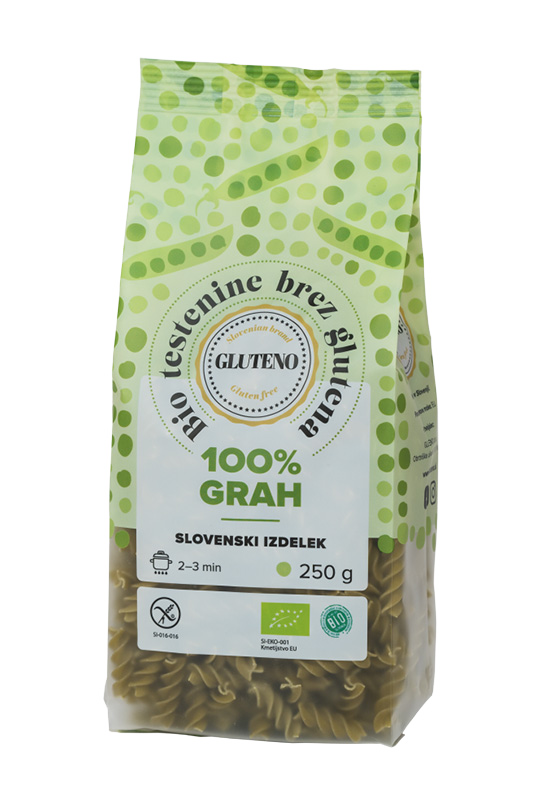 BIO brezglutenske testenine grah (1000g)