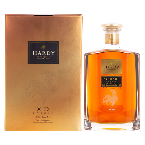 Cognac Hardy XO RARE + GB 0,7 l