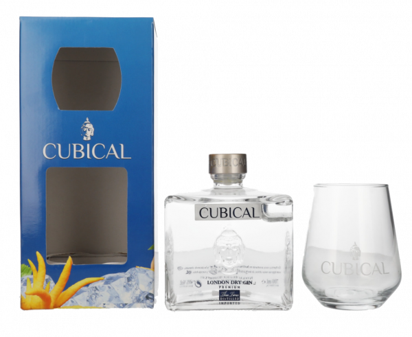 Gin Cubical Premium + kozarec + GB 0,7 l