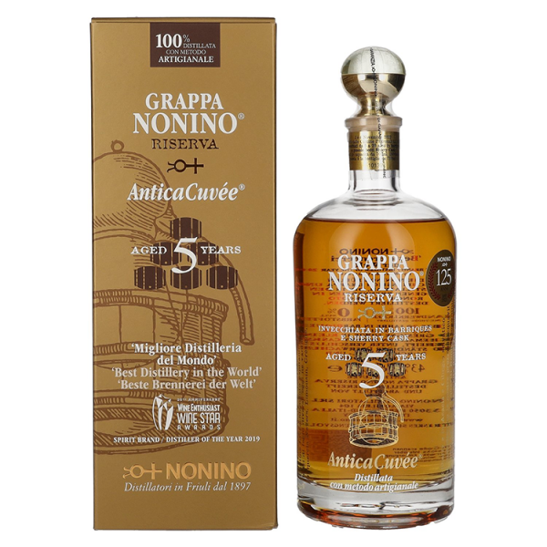 Grappa Riserva Antica 5 YO Nonino + GB 0,7 l