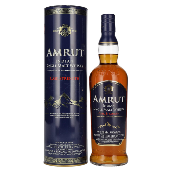 Indijski Whisky Amrut Cask Strenght + GB 0,7 l