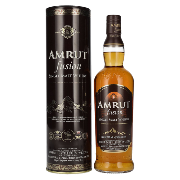 Indijski Whisky Amrut Indian Fusion Single malt GB 0,7 l