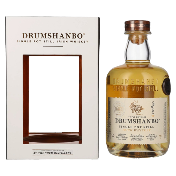 Irski whiskey Single Pot Drumshanbo + GB 0,7 l