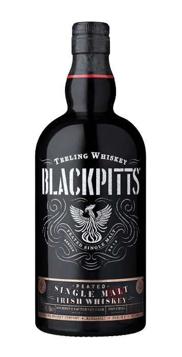 Irski Whiskey Teeling Blackpitts Peated Single Malt + GB 0,7 l