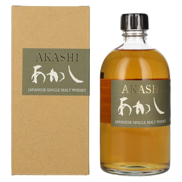 Japonski whisky Akashi White Oak Single Malt + GB 0,5 l