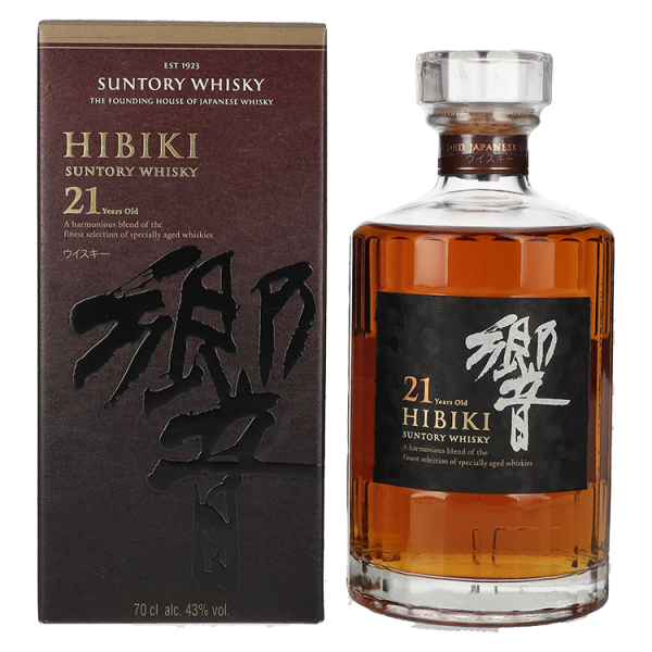 Japonski  Whisky Hibiki 21 YO Suntory + GB 0,7 l