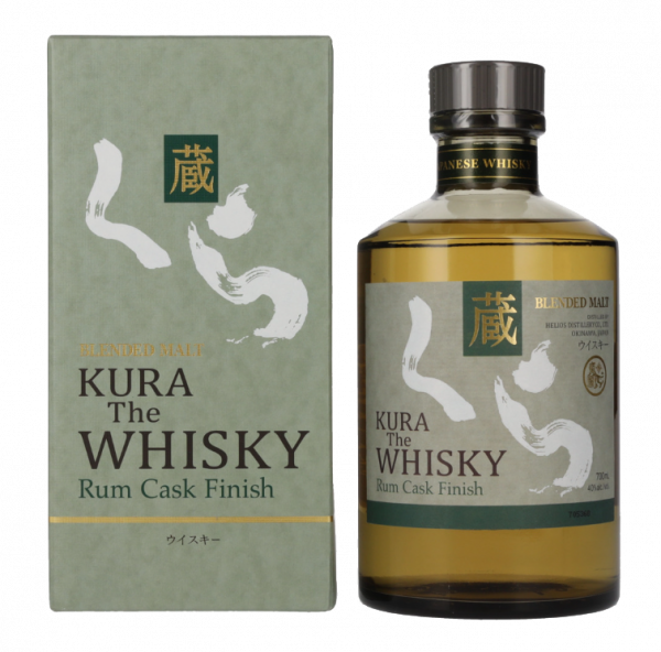 Japonski Whisky Kura The Whisky Blended Malt Rum Cask Finish + GB 0,7 l