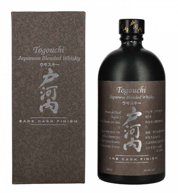 Japonski Whisky Sake Cask Finish Togouchi + GB 0,7 l