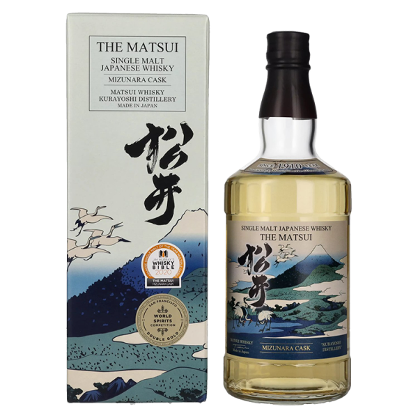 Japonski  Whisky Single malt Mizunara Cask Matsui + GB 0,7 l