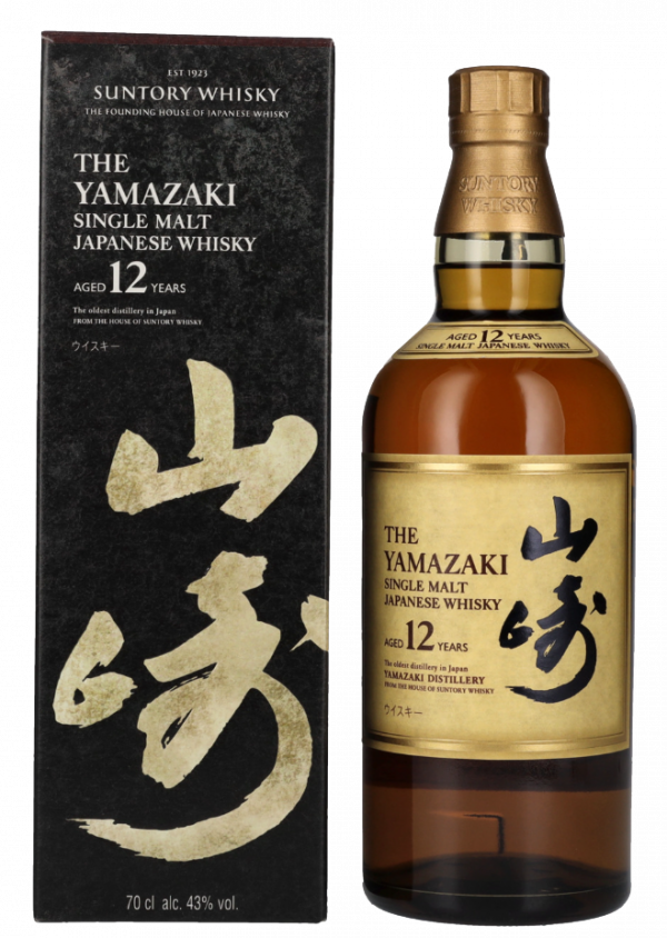 Japonski Whisky The Yamazaki Single Malt 12 YO Suntory + GB 0,7 l