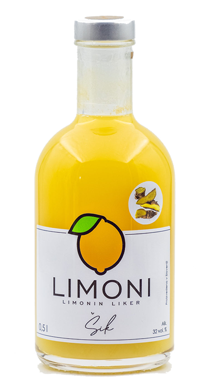 Liker Limoni + ingver (Limoncello) ŠIK 0,5 l