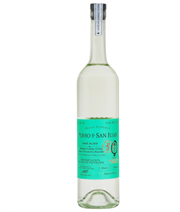 Mezcal Maguey Espadin Green Label Perro De San Juan 0,75 l