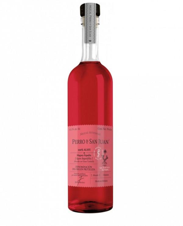 Mezcal Maguey Espadin Red Label Perro De San Juan 0,75 l