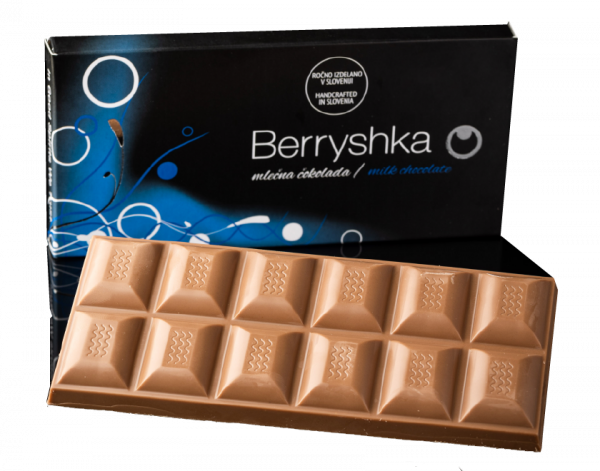 Mlečna čokolada Berryshka 120 g