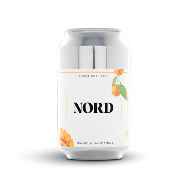 Nord Hard Seltzer mango + mandarina 0,33 l