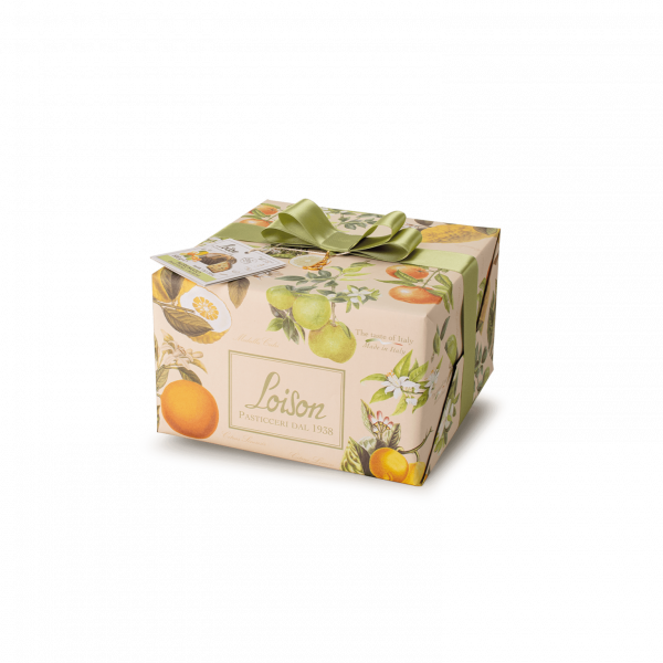 Panettone 5 agrumi Frutta e Fiori Loison 500 g