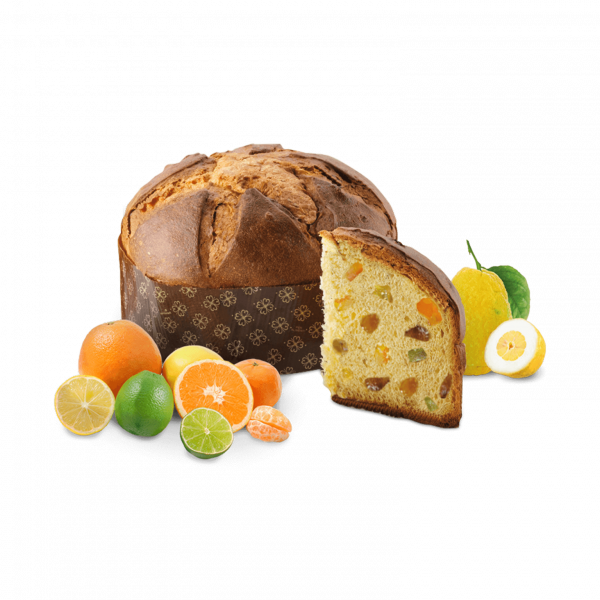 Panettone 5 agrumi Frutta e Fiori Loison 500 g