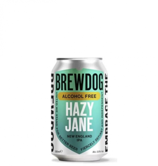 Pivo Brezalkoholno Brewdog Hazy Jane AF PLO 0,33 l