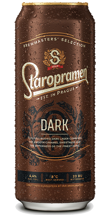 Pivo temno Staropramen 0,5 l