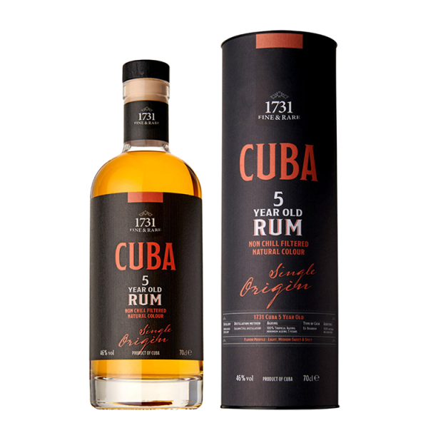 Rum Cuba 5 Years Old 1731 0,7 l