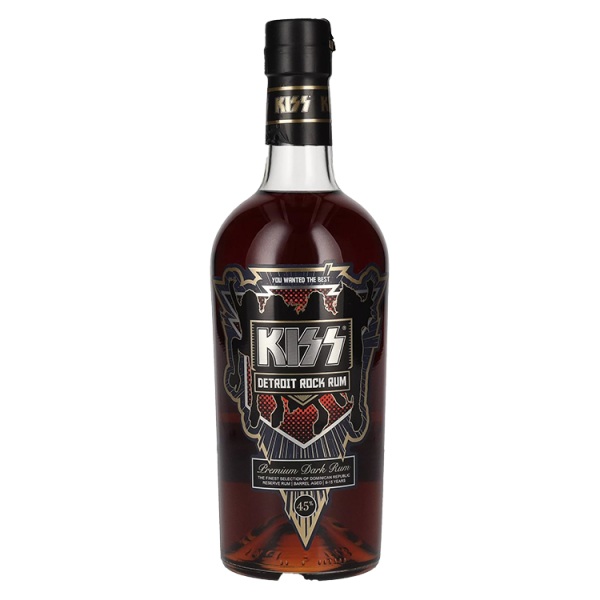 Rum Detroit Rock premium dark KISS 0,7 l