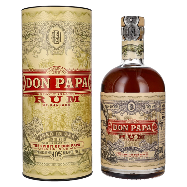 Rum Don Papa 7y Single Island + GB 0,7 l