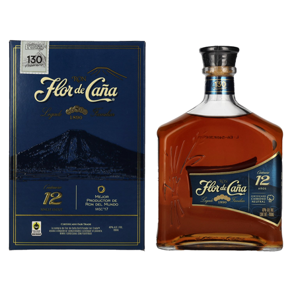 Rum Flor de Cana 12 Y GB 0,7 l