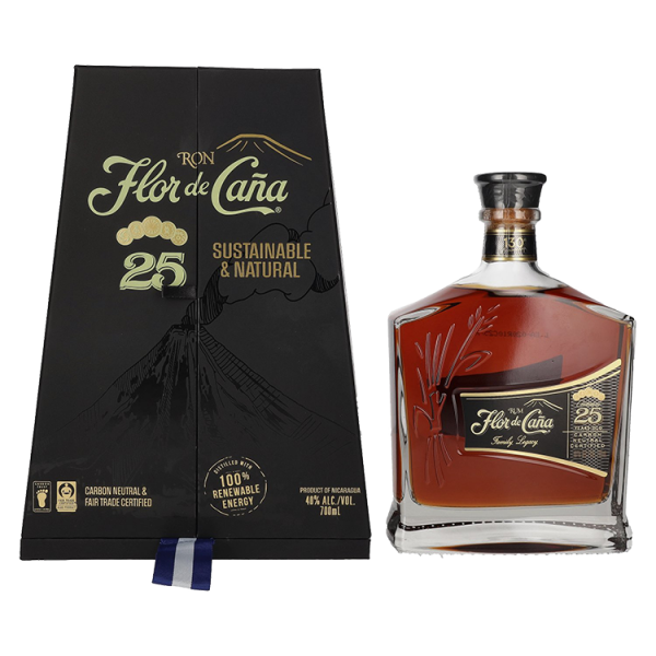 Rum Flor de Cana 25 y GB 0,7 l