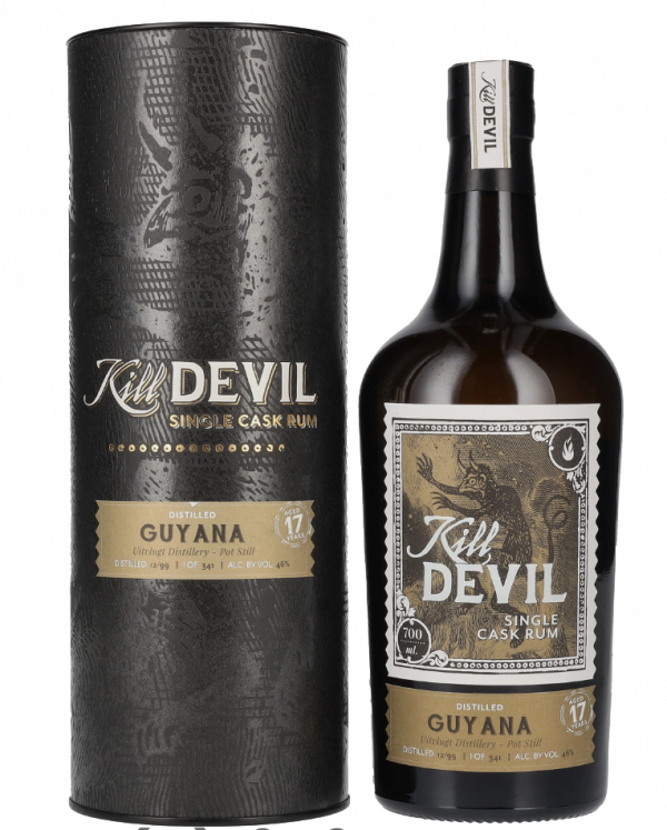 Rum Hunters Laing Kill Devil Guyana 17 Years Old Single Cask Rum 1999 + GB 0,7 l