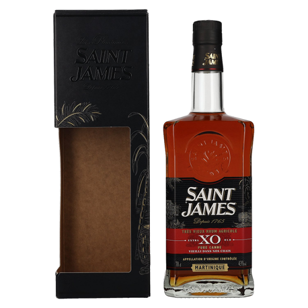 Rum XO Vieux Agricole Saint James + GB 0,7 l