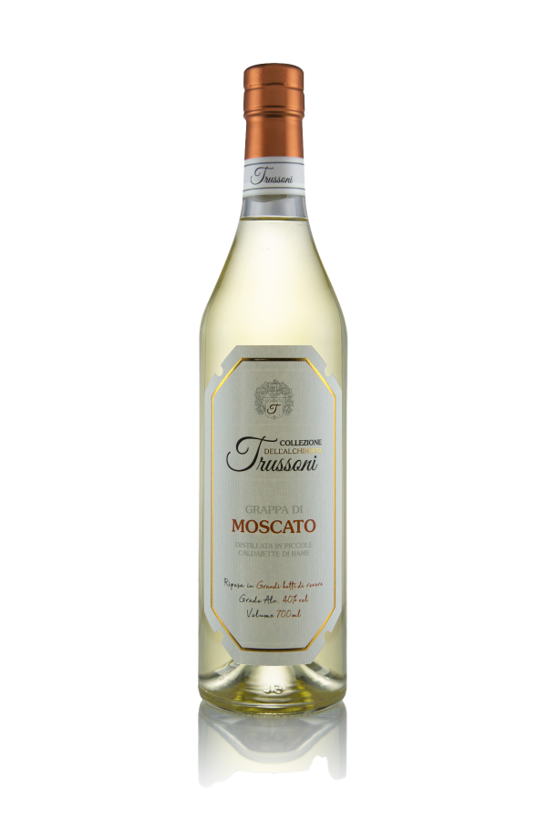 Sadno Žganje Grappa di Moscato gialla Collezione dell'Alchimista Trussoni 0,70 l