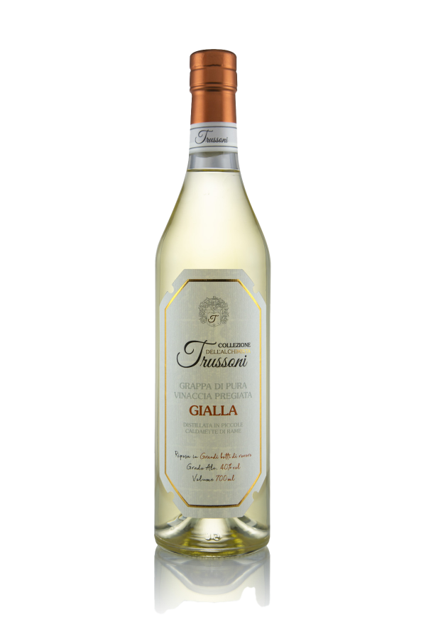 Sadno Žganje Grappa di pura vinaccia gialla Collezione dell'Alchimista Trussoni 0,70 l