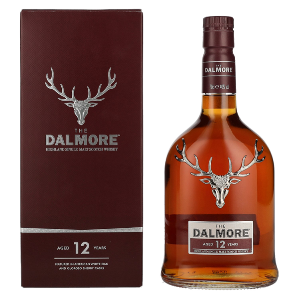 Škotski Whisky 12 Years Old Highland Single Malt The Dalmore + GB 0,7 l