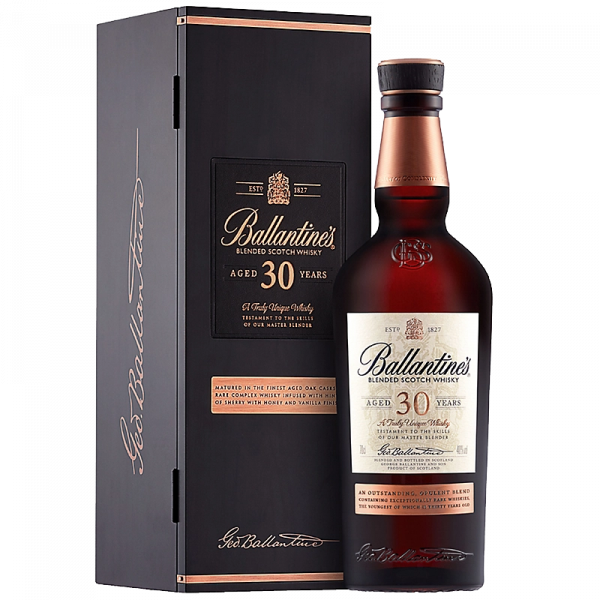 Škotski whisky Ballantine's Finest 30y + GB 0,7 l