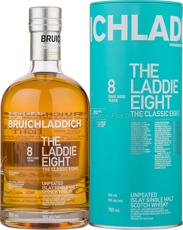 Škotski Whisky Bruichladdich THE LADDIE EIGHT 8 yo + GB 0,7 l