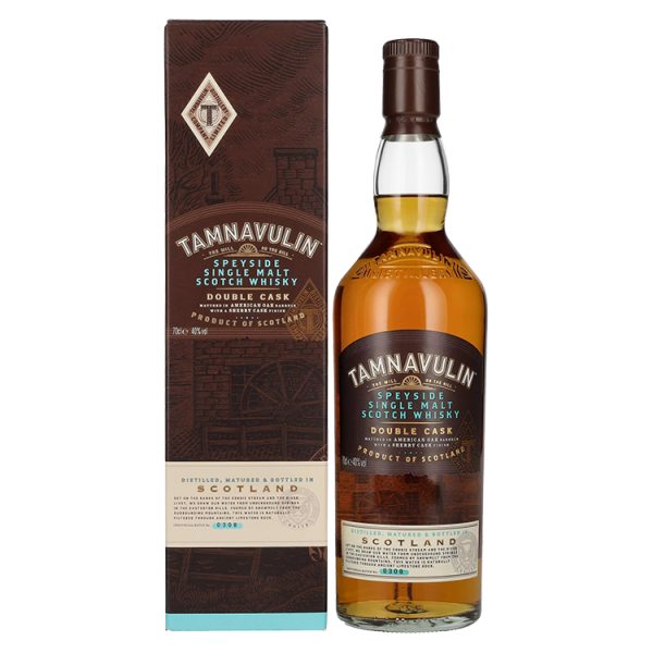 Škotski Whisky Double Cask Single Malt Tamnavulin + GB 0,7 l