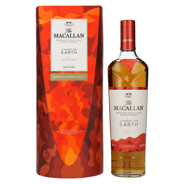 Škotski whisky Macallan A NIGHT ON EARTH IN SCOTLAND 2022 + GB 0,7 l