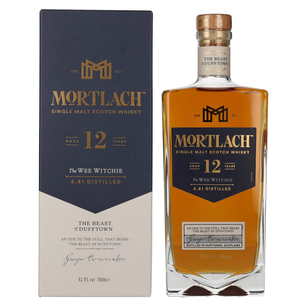 Škotski Whisky Mortlach 12y The WEE WITCHIE Single Malt + GB 0,7 l