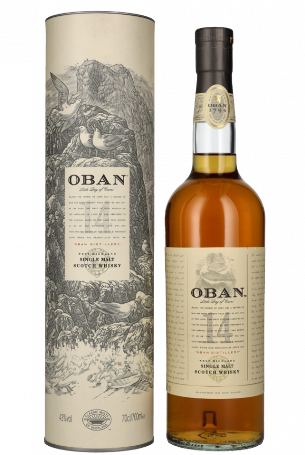 Škotski whisky Oban 14 + GB 0,7 l