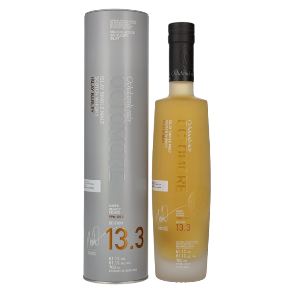 Škotski Whisky Octomore EDITION: 13.3 Super Heavily Peated Islay Barley 2022 + GB 0,7 l