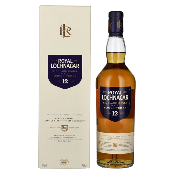 Škotski whisky Royal Lochnagar 12 Single malt + GB 0,7 l