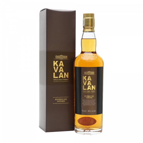 Tajvanski Whisky Bourbon Oak Matured Kavalan + GB 0,7 l