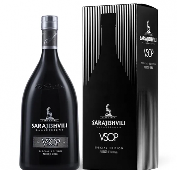 Vinjak Brandy Sarajishvili VSOP Black + GB 0,7 l