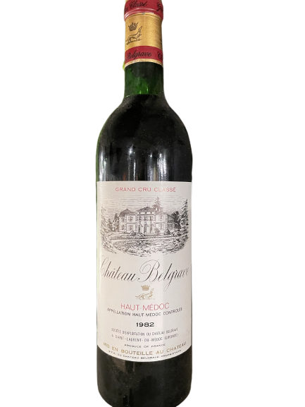 Vino Haut-Medoc 1982 Chateau Belgrave 0,75 l