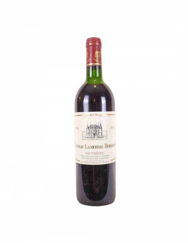 Vino Haut-Medoc 1988 Chateau Lamothe Bergeron 0,75 l