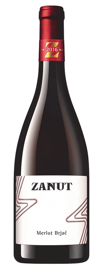 Vino Merlot Brjač 2016 Zanut 0,75 l